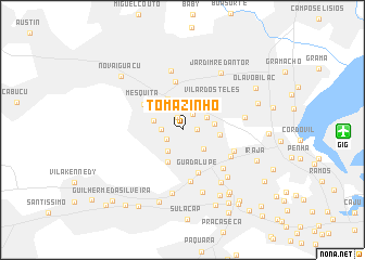 map of Tomazinho