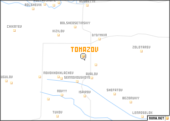 map of Tomazov