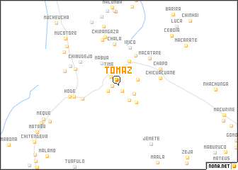 map of Tomaz