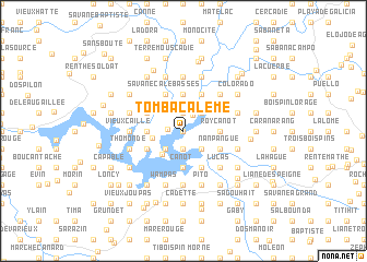 map of Tombacalème