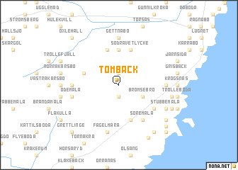 map of Tombäck