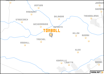 map of Tomball