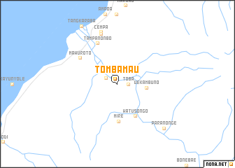 map of Tombamau