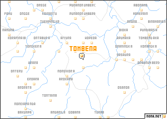 map of Tombena