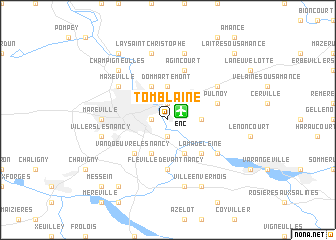 map of Tomblaine