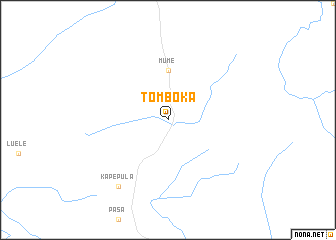 map of Tomboka