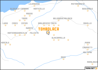 map of Tombolaca