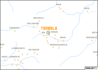 map of Tombolo