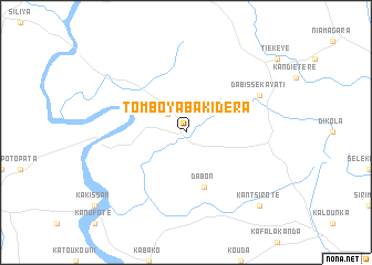 map of Tomboya Bakidéra