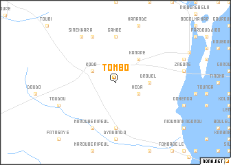 map of Tombo