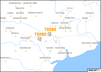 map of Tombo