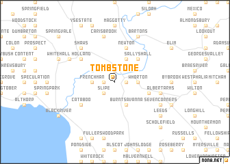 map of Tombstone