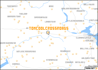 map of Tomcool Cross Roads