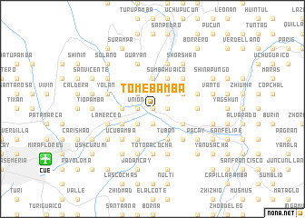 map of Tomebamba