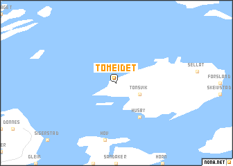 map of Tomeidet