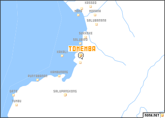 map of Tomemba