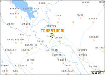 map of Tomeştii Noi