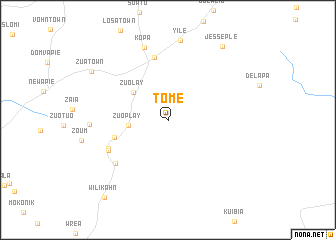 map of Tome