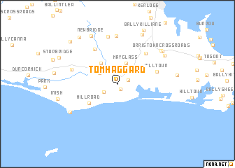 map of Tomhaggard