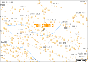 map of Tomića Brig