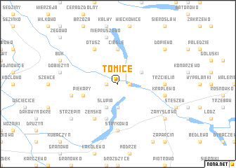map of Tomice