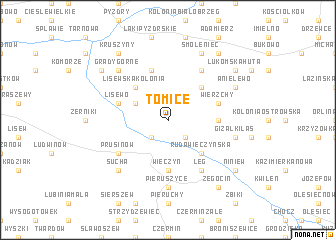 map of Tomice