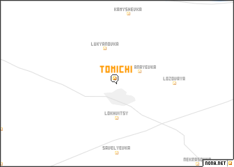 map of Tomichi