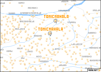 map of Tomić-Mahala