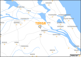 map of Tomida