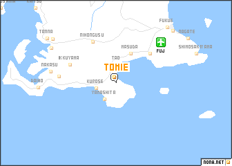 map of Tomie