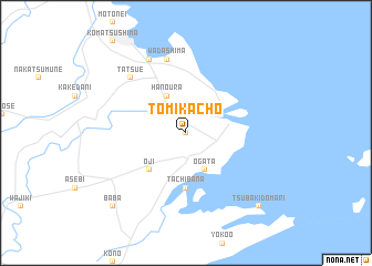 map of Tomikachō
