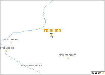 map of Tomilino