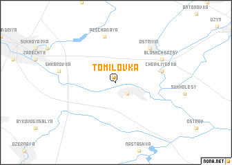 map of Tomilovka