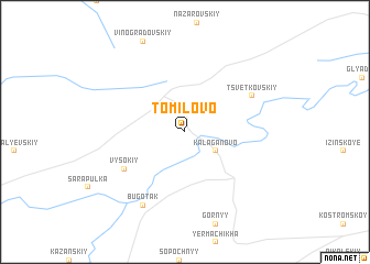 map of Tomilovo