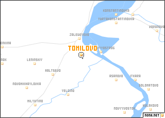 map of Tomilovo