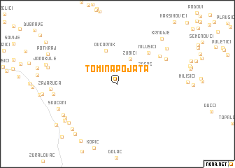 map of Tomina Pojata