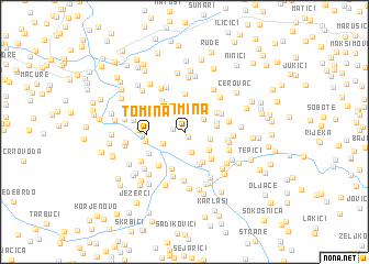 map of Tomina