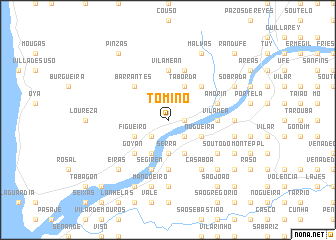 map of Tomiño