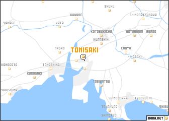 map of Tomisaki