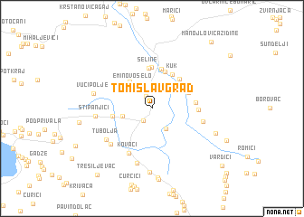 map of Tomislavgrad