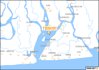 map of Tomkiri