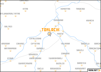 map of Tomlacık