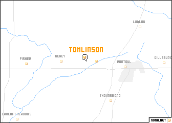 map of Tomlinson