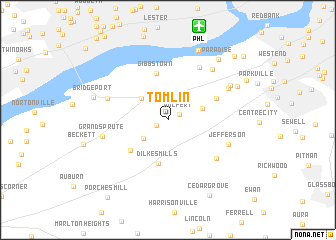 map of Tomlin