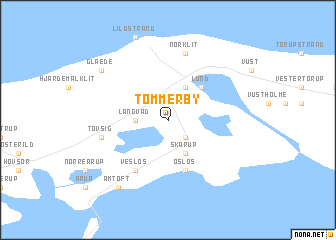 map of Tømmerby