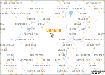 map of Tömmern