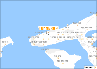 map of Tømmerup