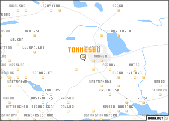 map of Tommesbo