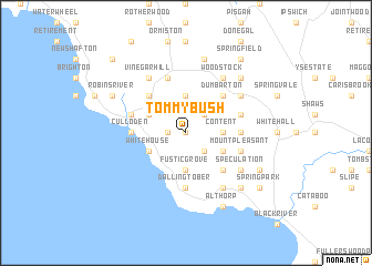 map of Tommy Bush