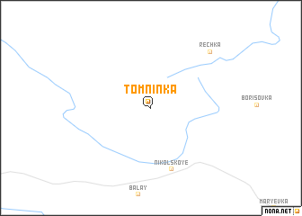 map of Tomninka